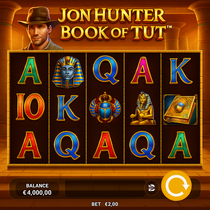Betinia - Jon Hunter and the Book of Tut Slot Game